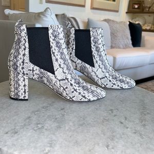 Shoes that make a statement!  Cole Haan worn twice, size 8. Fabulous ankle boot